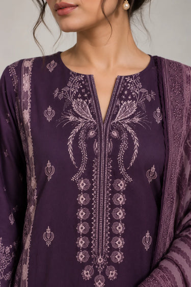 3 Piece - Printed Lawn Suit