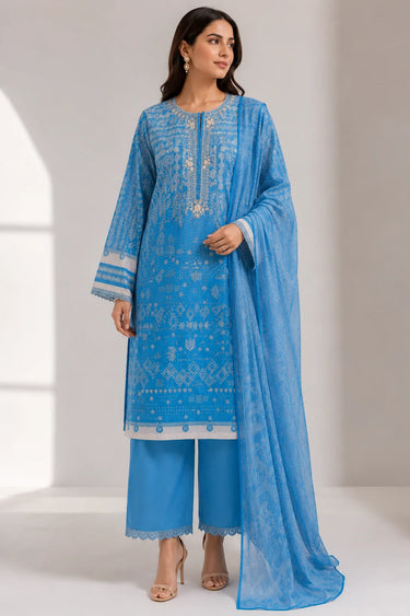 3 Piece - Embroidered Lawn Suit