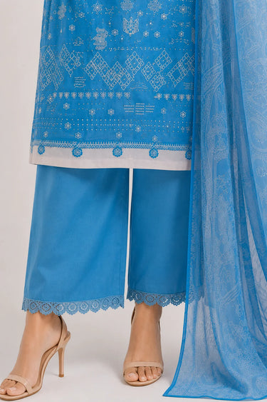 3 Piece - Embroidered Lawn Suit