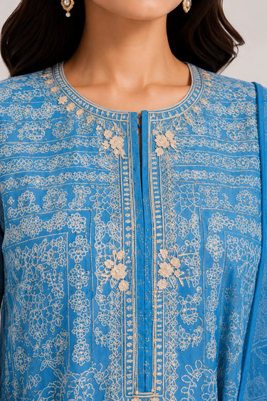 3 Piece - Embroidered Lawn Suit