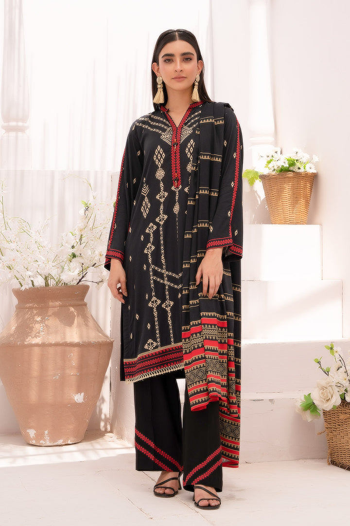 3 Pc Viscose Unstitched Suit - Prime Point Store