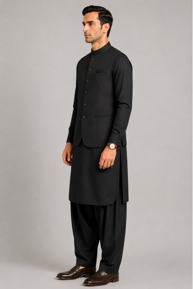 Black Waist Coat