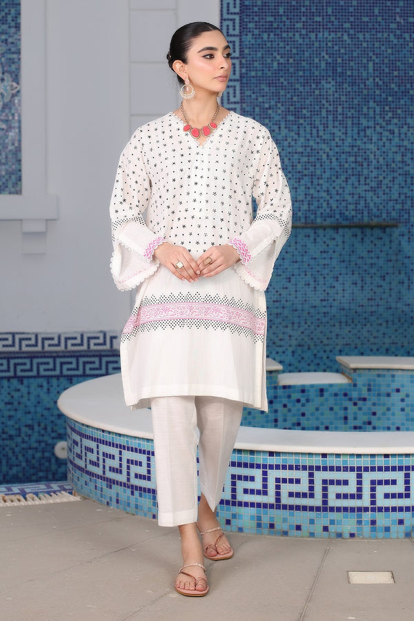 2 Pc Printed Khaddar Stitched Suit - Prime Point Store