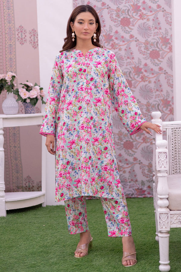 2 Pc Lawn Printed Stitched Co-ords