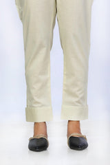 Beige Cambric Dyed Trouser - Prime Point Store