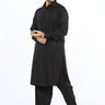 Black Blended Casual Shalwar Kameez For Men - Prime Point Store