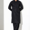 Black Blended Casual Shalwar Kameez For Men - Prime Point Store