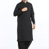 Black Cotton Casual Shalwar Kameez For Men - Prime Point Store