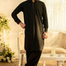 Black Fashion Wash & Wear Shalwar Kameez For Men - Prime Point Store