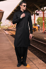 Black Men Unstitched Wash n Wear Suit - Prime Point Store