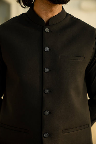 Black Men Wash & Wear Shalwar Kameez - Prime Point Store