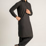 Black Wash & Wear Shalwar Kameez For Men - Prime Point Store