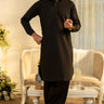 Black Wash & Wear Shalwar Kameez - Prime Point Store