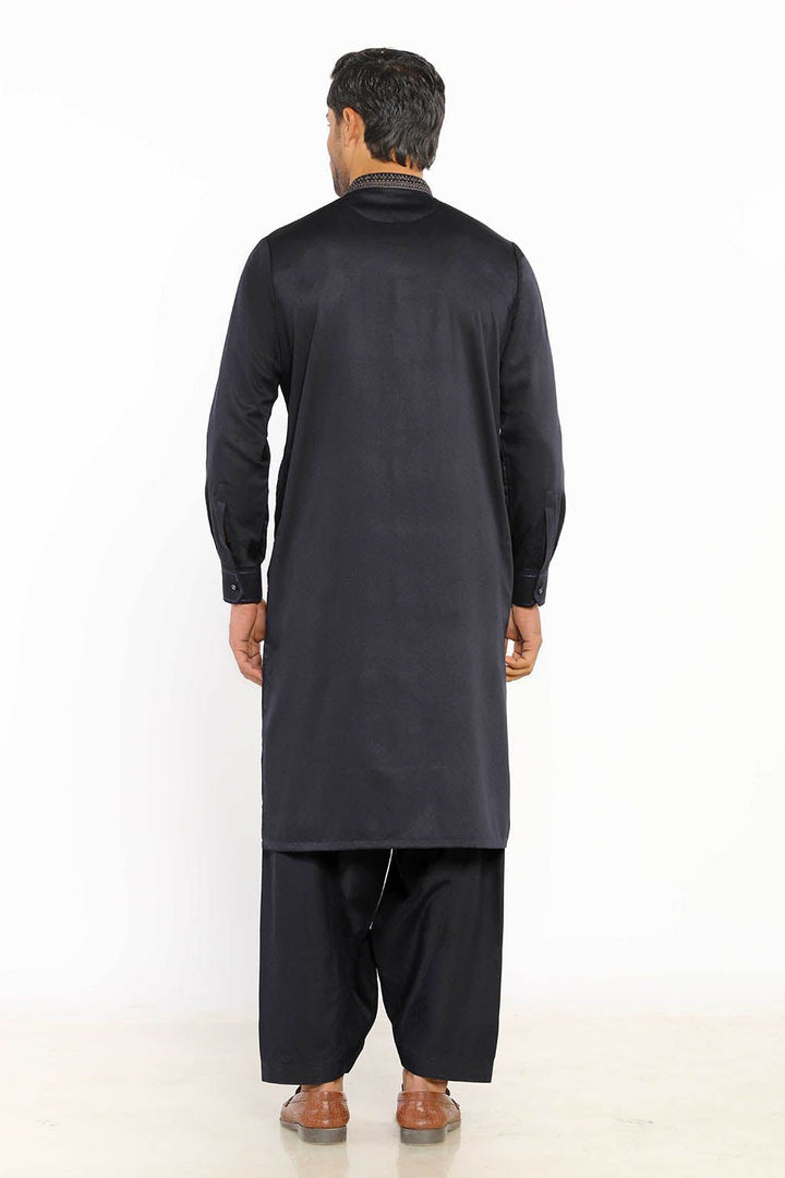 Black Wash & Wear Shalwar Kameez - Prime Point Store