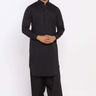 Black Wash & Wear Shalwar Kameez - Prime Point Store
