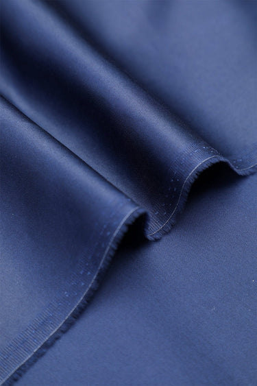 Blended Navy Blue Unstitched Suit - Prime Point Store