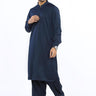 Blue Blended Casual Shalwar Kameez For Men - Prime Point Store