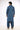Blue Blended Casual Shalwar Kameez For Men - Prime Point Store