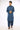 Blue Blended Casual Shalwar Kameez For Men - Prime Point Store