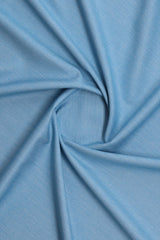 Blue Cotton Mix Unstitched Suit For Men - Prime Point Store