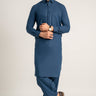Blue Fashion Wash & Wear Shalwar Kameez For Men - Prime Point Store