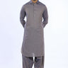 Blue Textured Casual Shalwar Kameez For Men - Prime Point Store