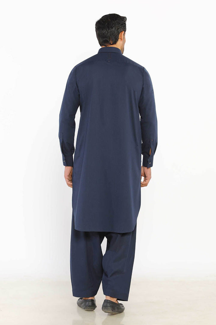 Blue Wash & Wear Shalwar Kameez - Prime Point Store