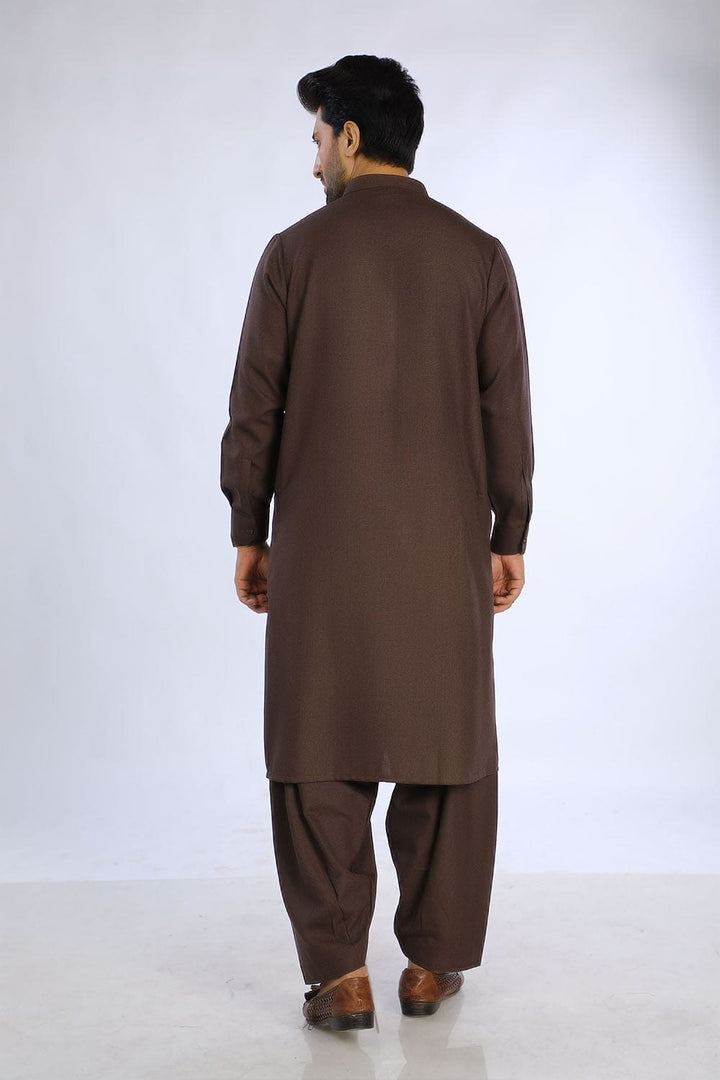 Brown Cotton Casual Shalwar Kameez For Men - Prime Point Store