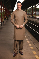 Brown Men Unstitched Wash n Wear Suit - Prime Point Store