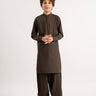 Brown Wash & Wear Shalwar Kameez - Prime Point Store
