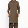 Brown Wash & Wear Shalwar Kameez - Prime Point Store