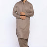 Brown Wash & Wear Shalwar Kameez - Prime Point Store