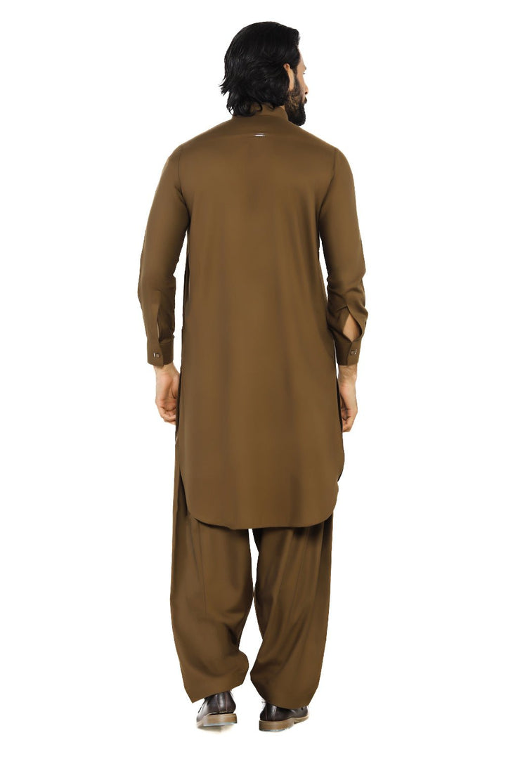 C Grey Fashion Wash & Wear Shalwar Kameez For Men - Prime Point Store