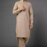 Camel Blended Casual Shalwar Kameez For Men - Prime Point Store