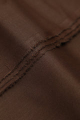 Cotton Chocolate Brown Unstitched Suit For Men - Prime Point Store