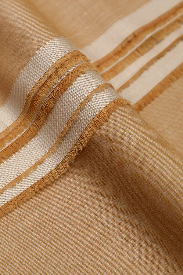Cotton Peach Unstitched Suit For Men - Prime Point Store