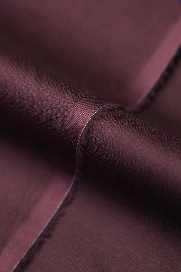 Cotton Plum Unstitched Suit For Men - Prime Point Store