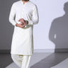 Cream Blended Casual Shalwar Kameez For Men - Prime Point Store