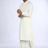 Cream Blended Casual Shalwar Kameez For Men - Prime Point Store