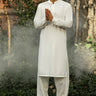 Cream PV Shalwar Kameez For Men - Prime Point Store