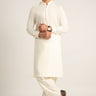 Cream Wash & Wear Shalwar Kameez For Men - Prime Point Store