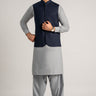 Dark Blue Waist Coat For Men - Prime Point Store