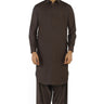 Dark Brown Fashion Wash & Wear Shalwar Kameez For Men - Prime Point Store