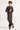Dark Brown Wash & Wear Shalwar Kameez - Prime Point Store
