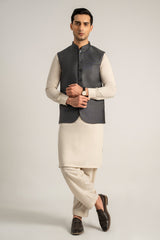 Dark Grey Waist Coat For Men - Prime Point Store