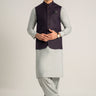 Dark Purple Waist Coat For Men - Prime Point Store