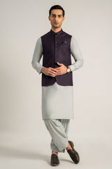 Dark Purple Waist Coat For Men - Prime Point Store