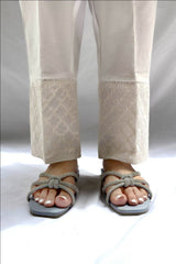 Embroidered Straight Pants - Prime Point Store