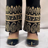 Embroidered Straight Pants - Prime Point Store