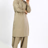 Fawn Cotton Casual Shalwar Kameez For Men - Prime Point Store